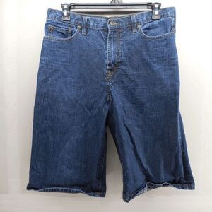 Sean John Baggy Jean Shorts Mens 34 Wide Leg Goth Punk Skate Y2K 90s VTG